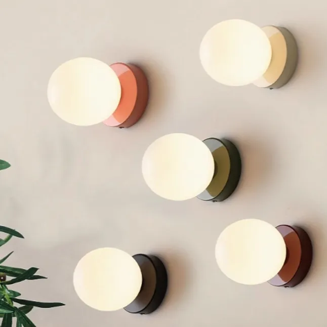 Nordic Modern Simple Glass Ball Wall Lamp