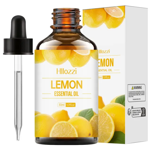 30ml Organic Oil Aromatherapy Massage Aromatic Skin Care Castor Oil Lemon Essential Oil - Shop at LoveMi