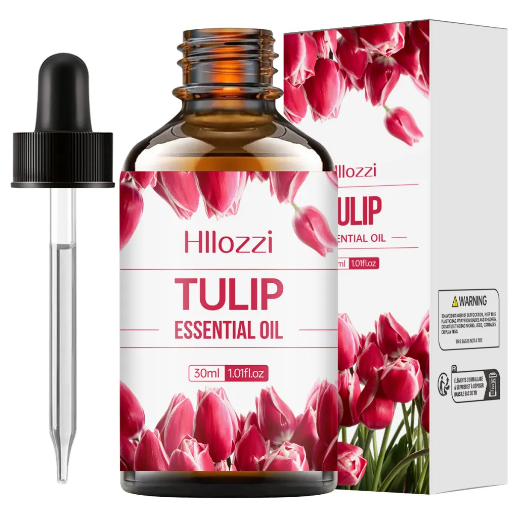 30ml Organic Oil Aromatherapy Massage Aromatic Skin Care Castor Oil - Tulip Essential Oil