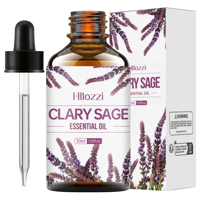 30ml Organic Oil Aromatherapy Massage Aromatic Skin Care Castor Oil Clary Sage Essential Oil - Shop at LoveMi