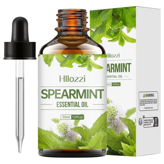 30ml Organic Oil Aromatherapy Massage Aromatic Skin Care Castor Oil Spearmint Essential Oil - Shop at LoveMi
