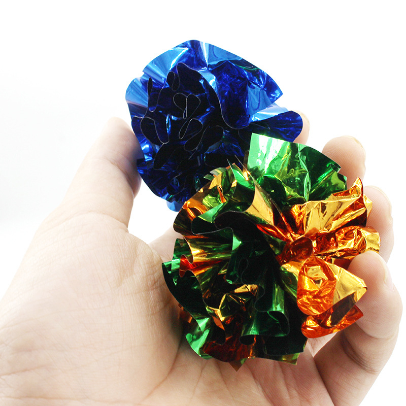 Cat Toy Ringing Paper Ball Color CGrasping Ball