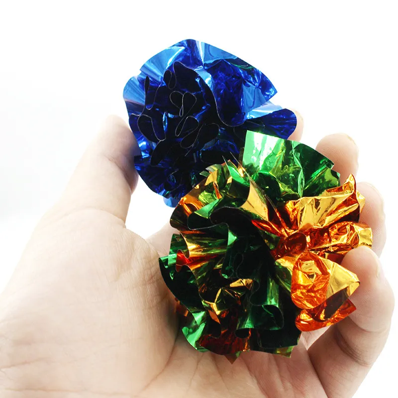 Cat Toy Ringing Paper Ball Color CGrasping