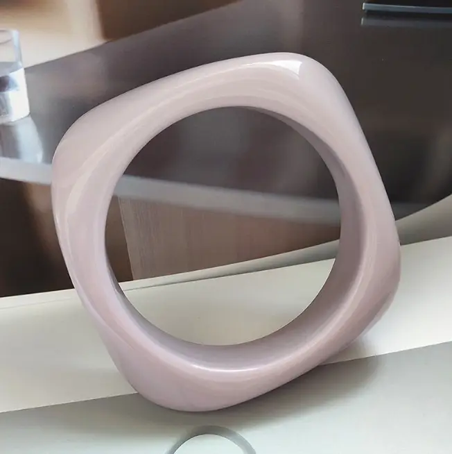 Acrylic Bracelet Exaggerated Ins Style Irregular Translucent