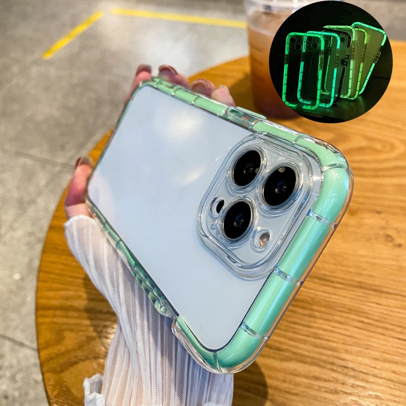 Transparent Candy TPU Color-contrast Fall-proof Protective Sleeve - Image 3