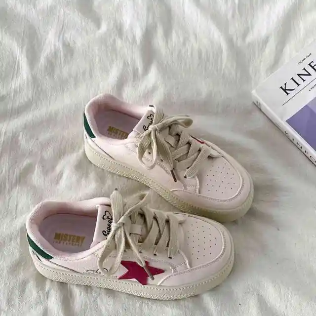 Spring Versatile German Training Board Shoes Niche Platform Pink - Shop at LoveMi