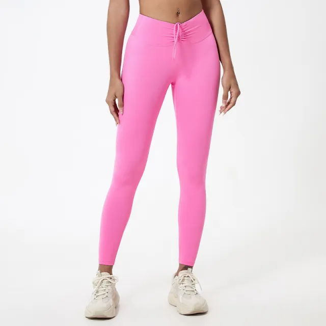 Naked Women Sense Of Hip Raise Yoga Pants Millennium Pink - Shop at LoveMi