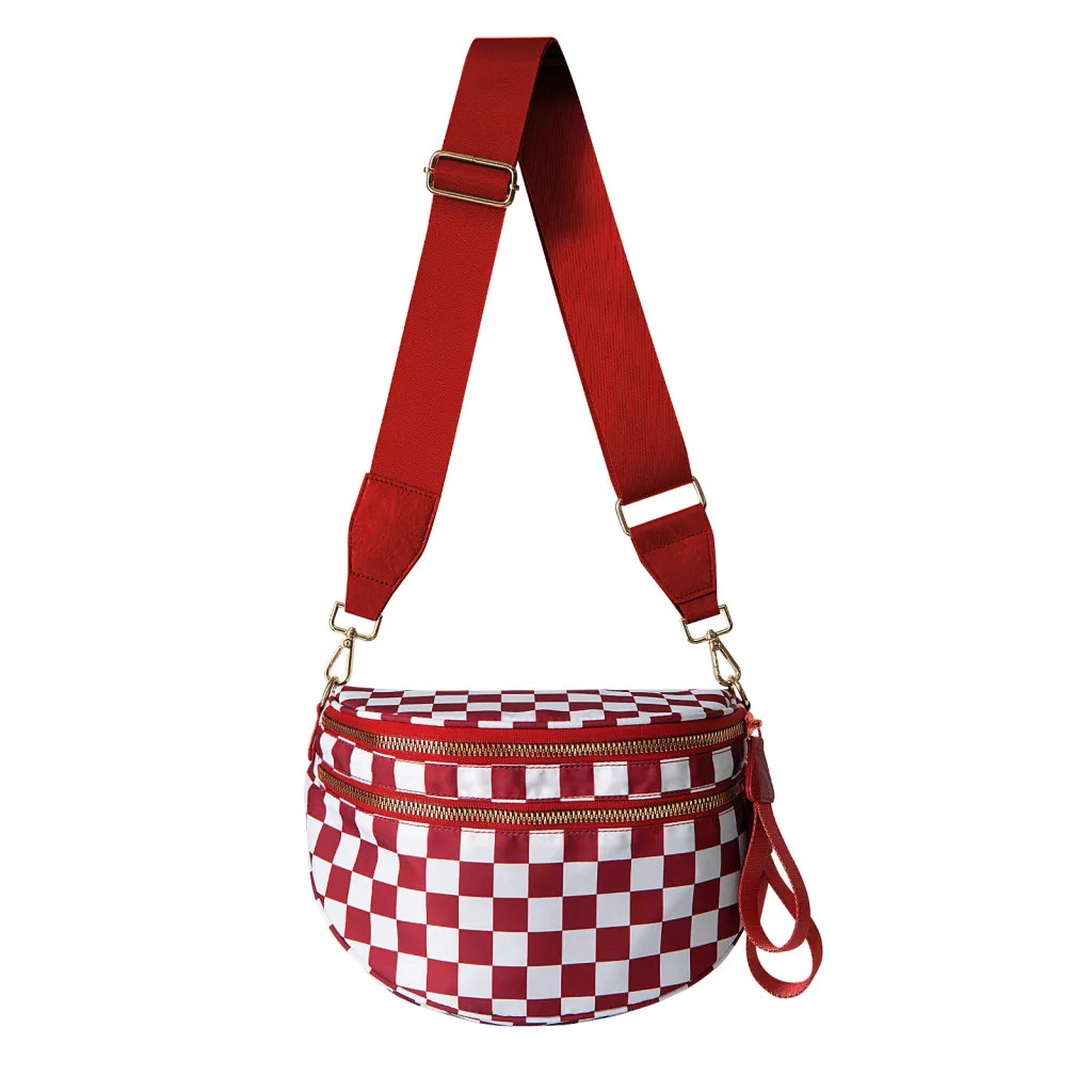 Ladies New Trendy Fashion All-matching Oxford Cloth Large Capacity - Red