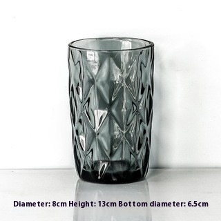 Smoky Gray Diamond Beaker