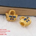 Blue Handbag Sand