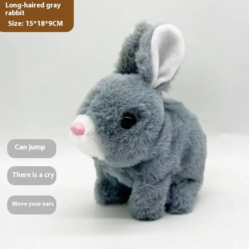 Simulation Electric Plush Toy Dog Cute Pet Little Bunny