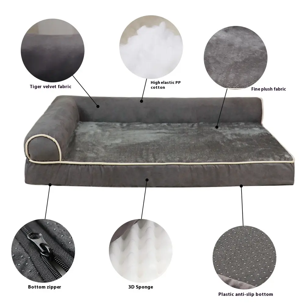 Creative Solid Color Leisure Warm Pet Bed