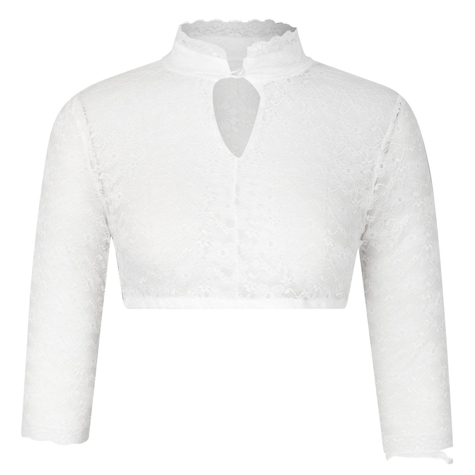 Base Lace Stitching Elegant Graceful Small Shirt Top