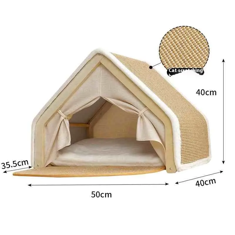Cat Scratch Board Windproof And Durable Sisal Cat Tents