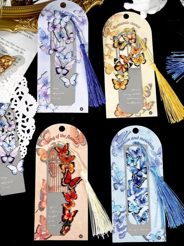 Butterfly Metal Bookmark lifestyle photo 5