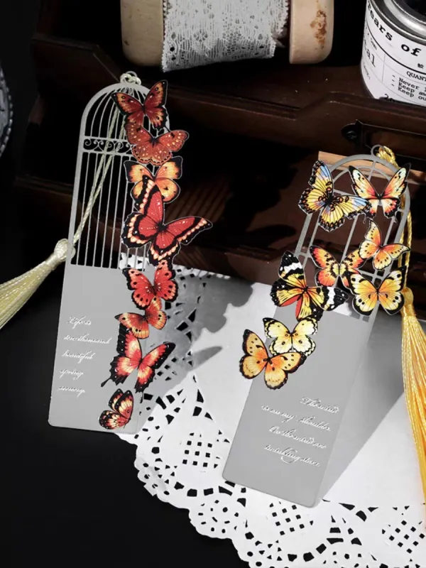 Butterfly Metal Bookmark lifestyle photo 4