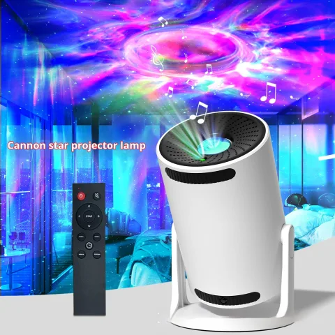 Barrel Projection Lamp Bedroom Bluetooth Speaker Romantic Nebula Creative