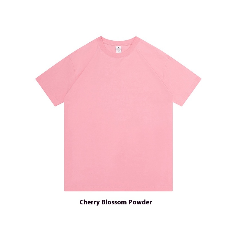 Cotton Heavy Round Neck Cultural T-shirt Advertising Shirt