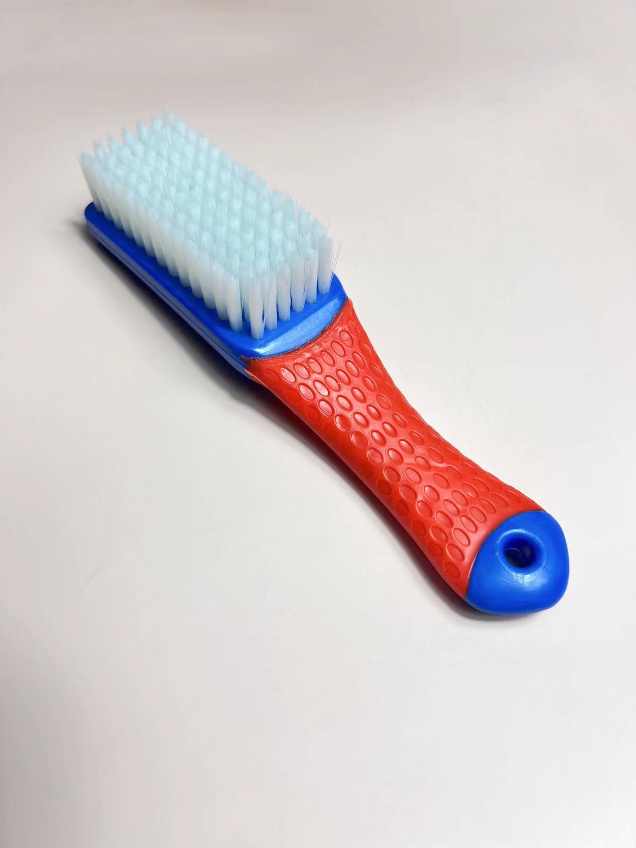 Short Blue Handle Shoe Brush