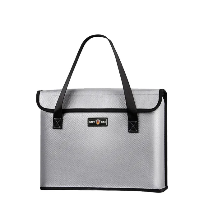 Liquid Silicone Portable Three dimensional Double sided Waterproof Explosion proof Fireproof Handbag 34X13X27.5Cm - Shop at LoveMi