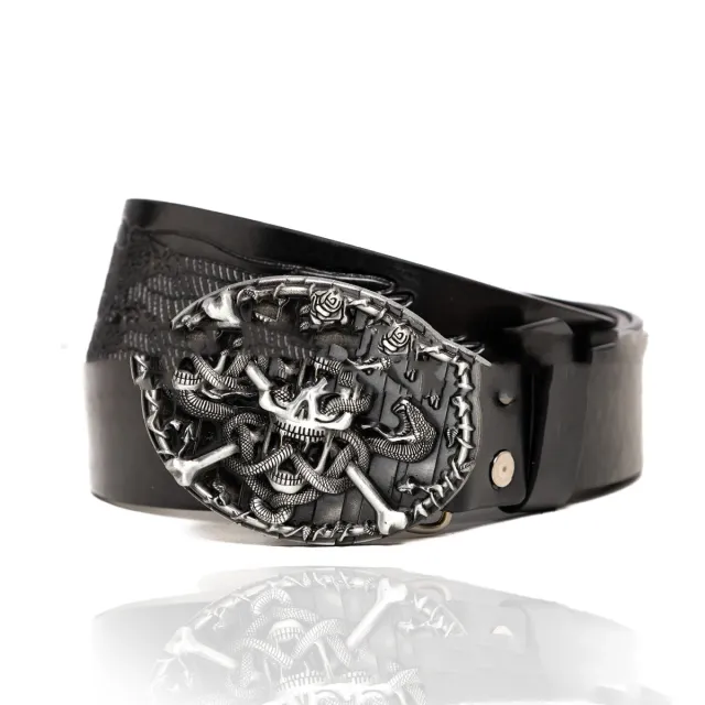 Zinc Alloy Personality Trend Buckle Retro Belt 2 Style - Shop at LoveMi