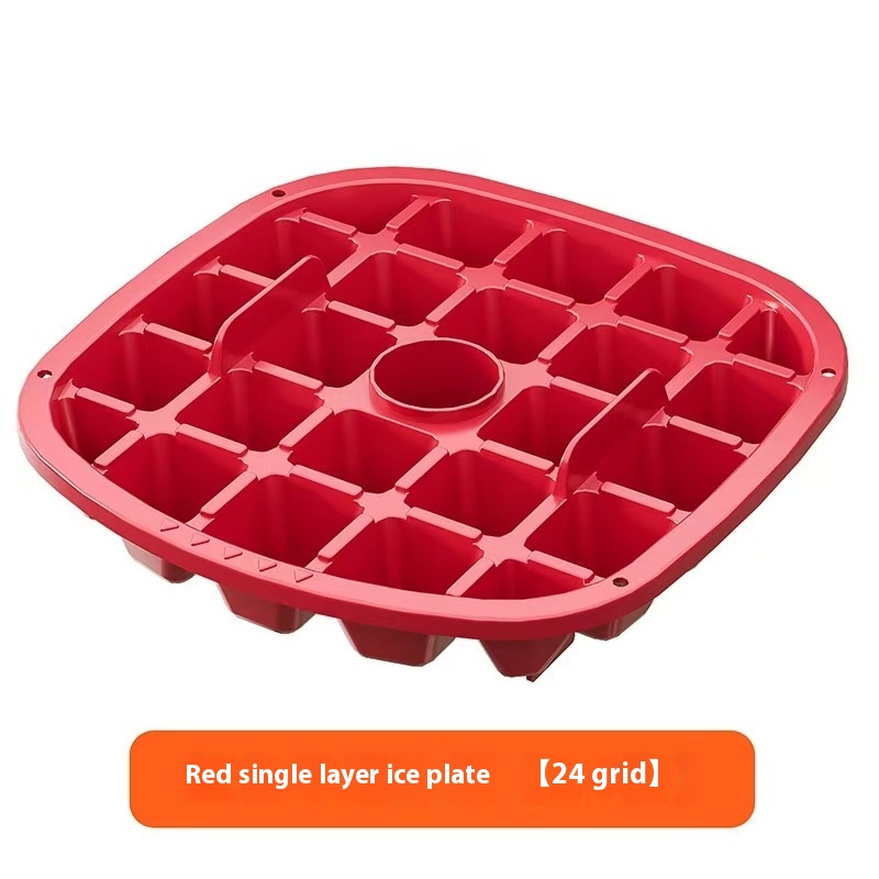 Press-type Convenient Outdoor Portable Ice Tray Large Capacity Ice Bucket 48 Ext - Picture 8 of 12