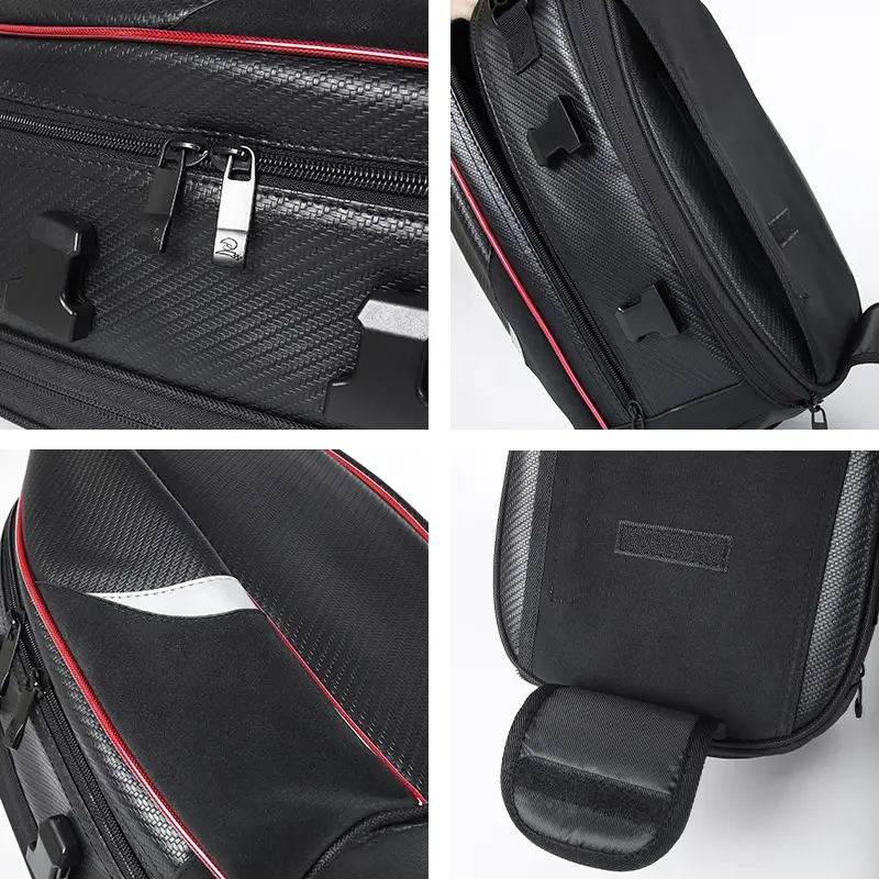 Multifunctional Motorcycle Hard Shell Rear Seat Shoulder Messenger Bag