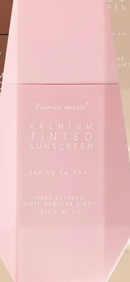 SPF50 Face Protection UV Protection Cosmetics Skin Care Ivory Pink White Pink Bottle - Shop at LoveMi