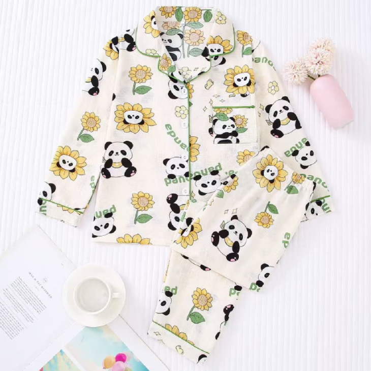 Fashion Cloud Cotton Pajamas Women's Suit