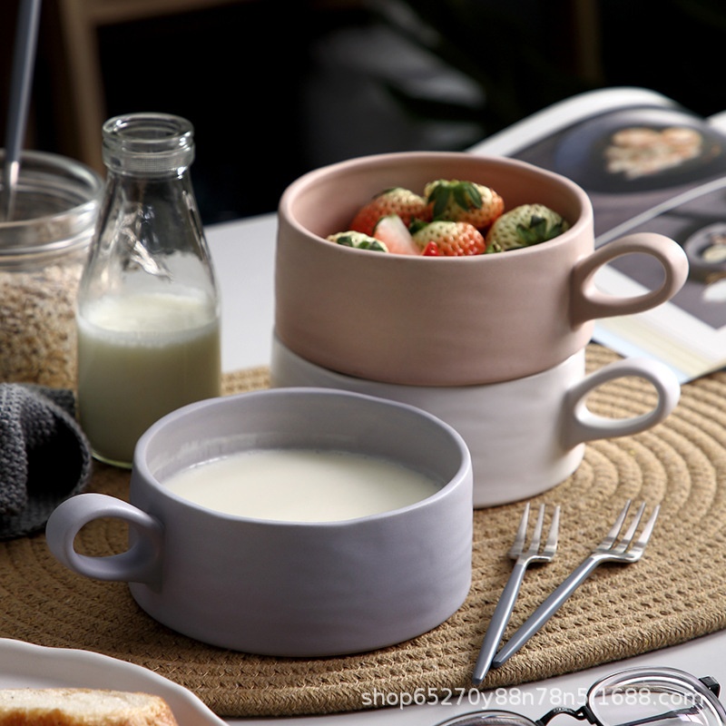 Morandi Ceramic Tableware Combination Breakfast Cup