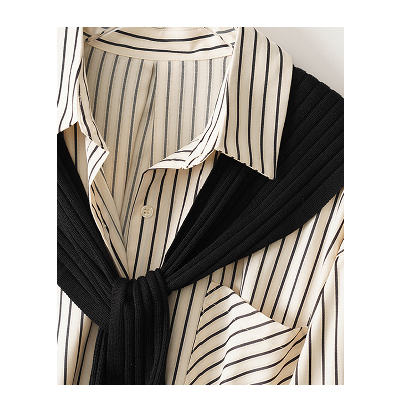 Large French Shawl Shirt For Women