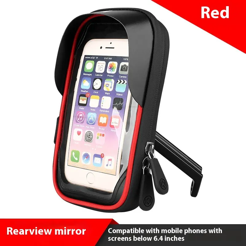 Bicycle Mobile Phone Stand Waterproof Touch Screen Bag Electric Car Motorcycle Cycling Fitting