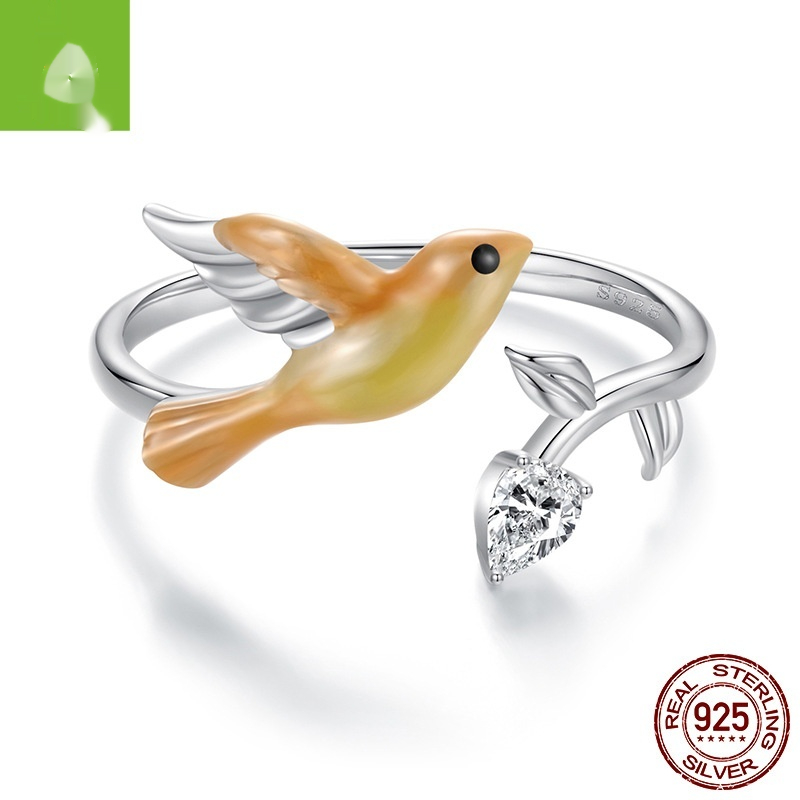 Cute Huanglin Ying Open Ring