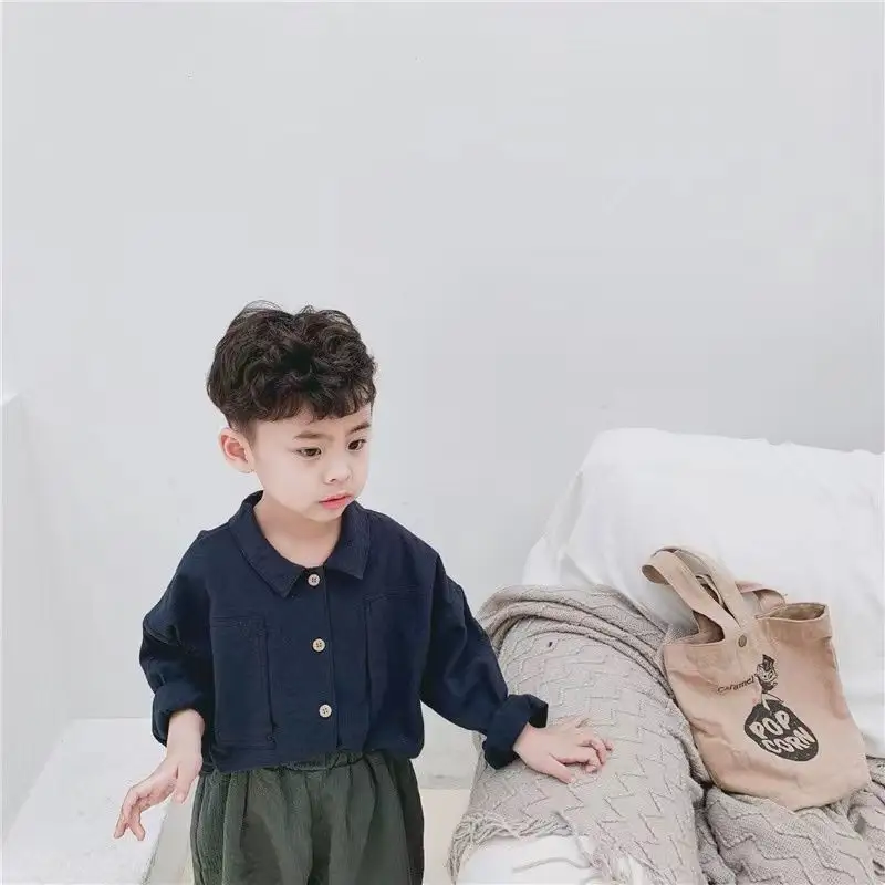 Children's Shirt Japanese Style Retro Batwing Sleeve