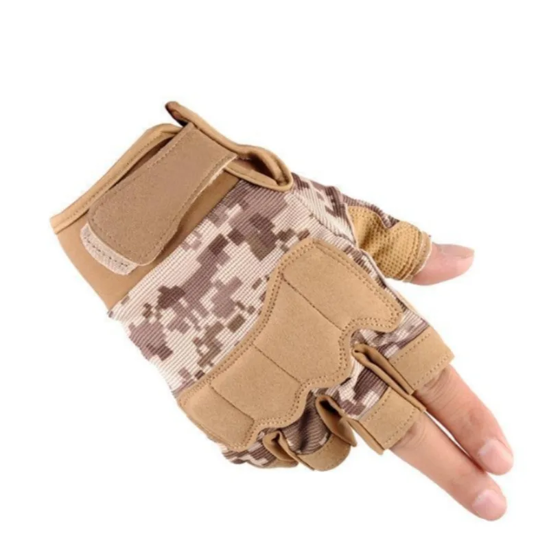 Tactical Half Finger Gloves Special Forces Army Fans Outdoor