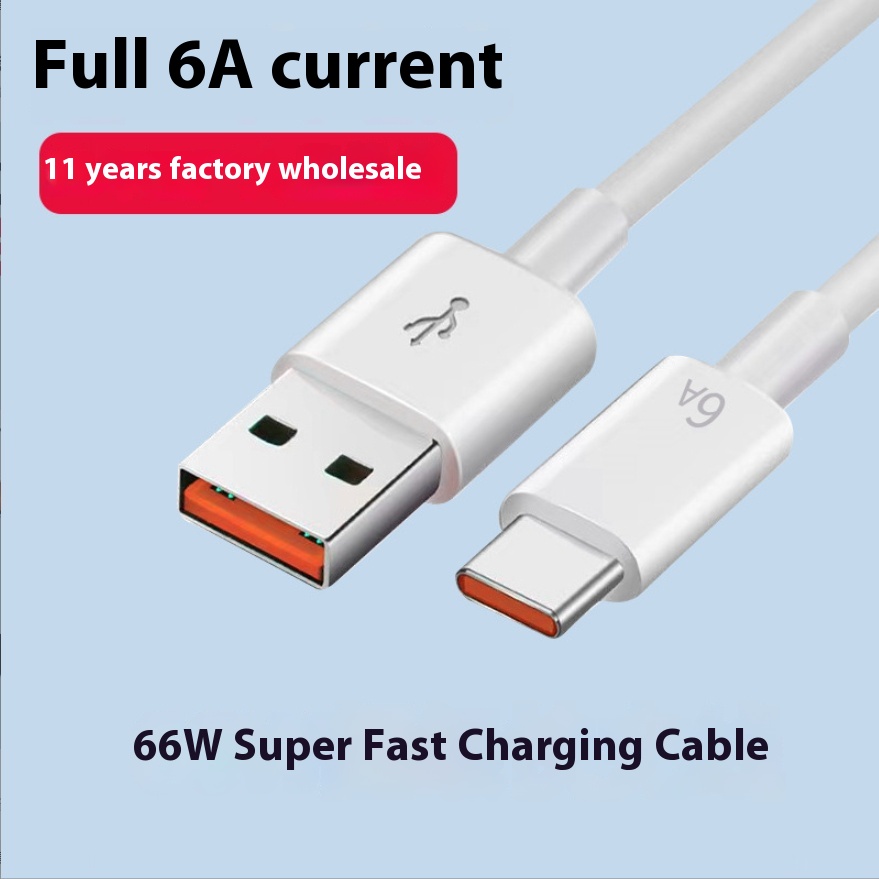 6A Data Cable Type-c Fast Charging Usb Mobile Phone Charging Cable