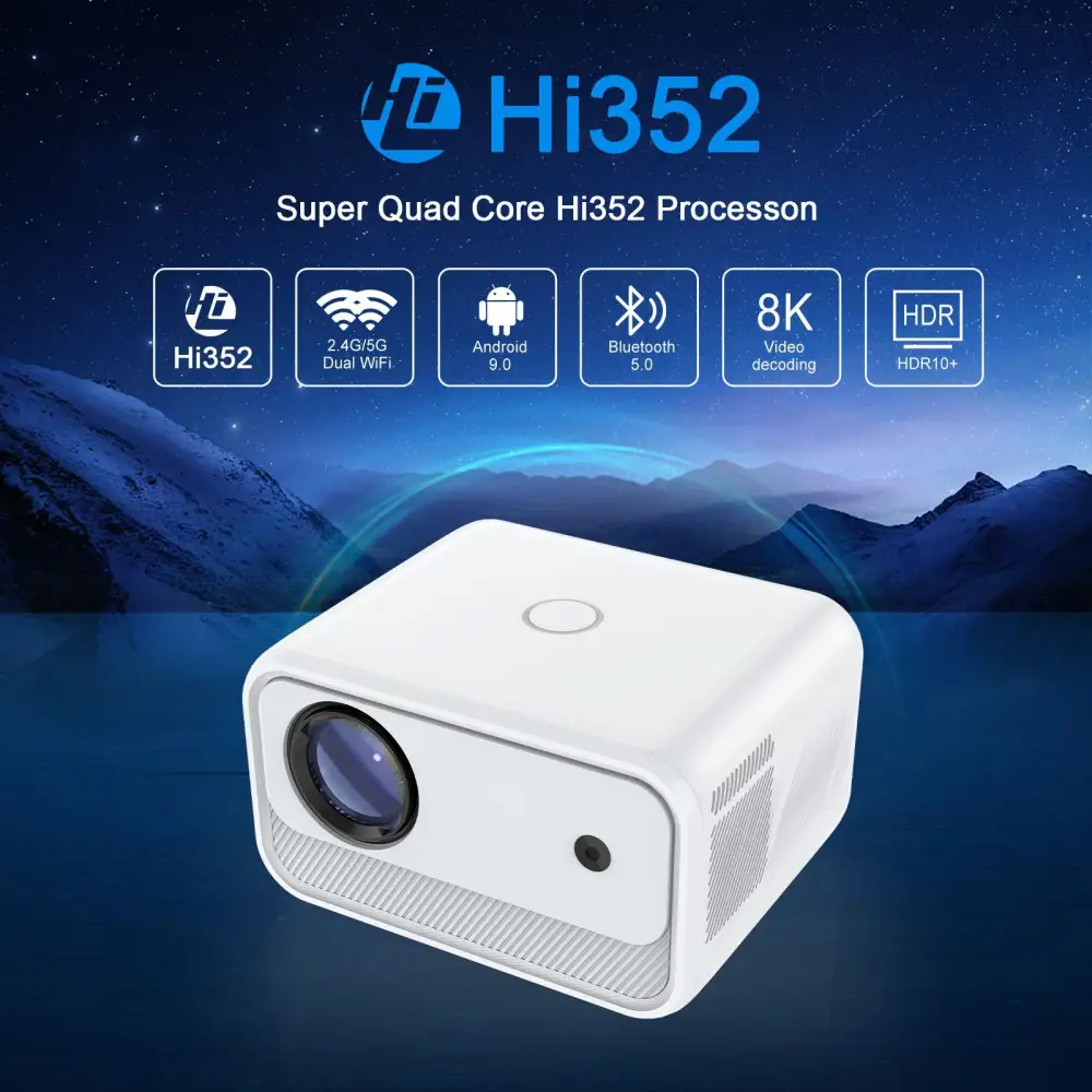 Home Office HD Projector 300 Lumen Electric Focus