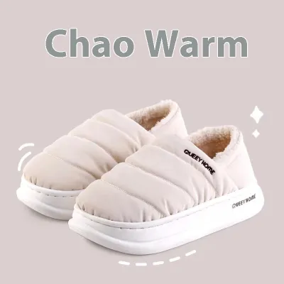 Men's Winter New Waterproof Interior Home Cotton Slippers