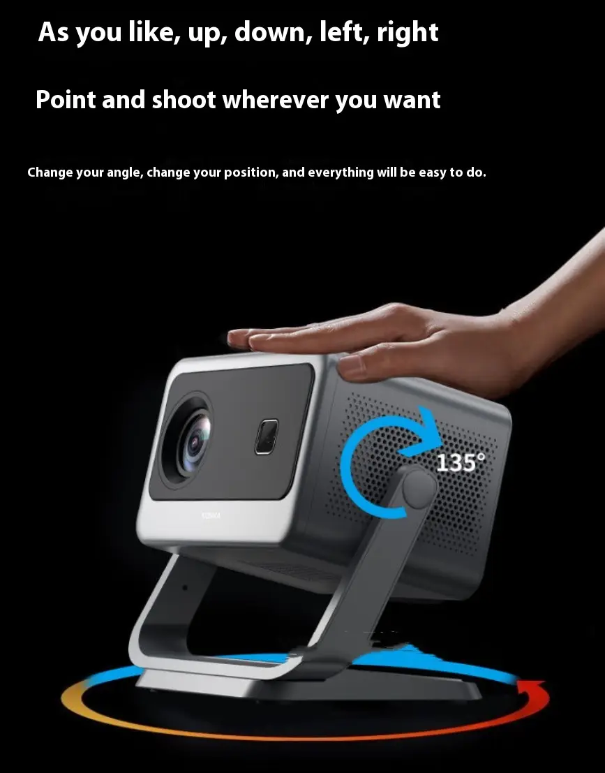 1080p Home Bedroom Theater PTZ Projector