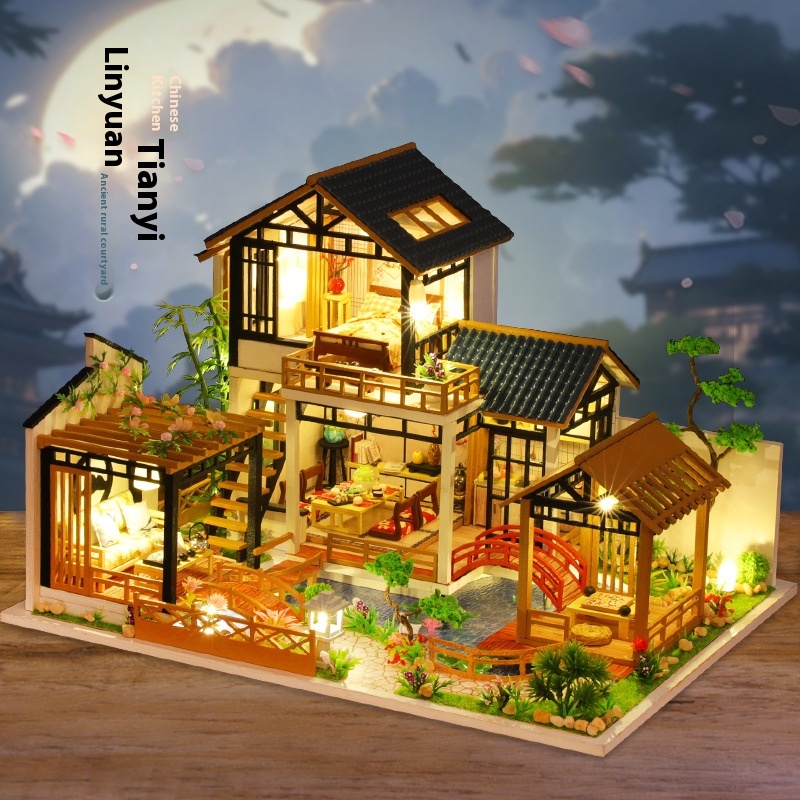 Jiate Diy Cottage P018 Forest Garden House Hand-assembled Decoration