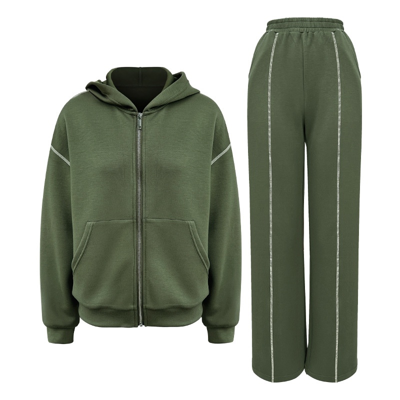 Sports And Leisure Suit Women's Autumn And Winter New Casual Thickening Warm