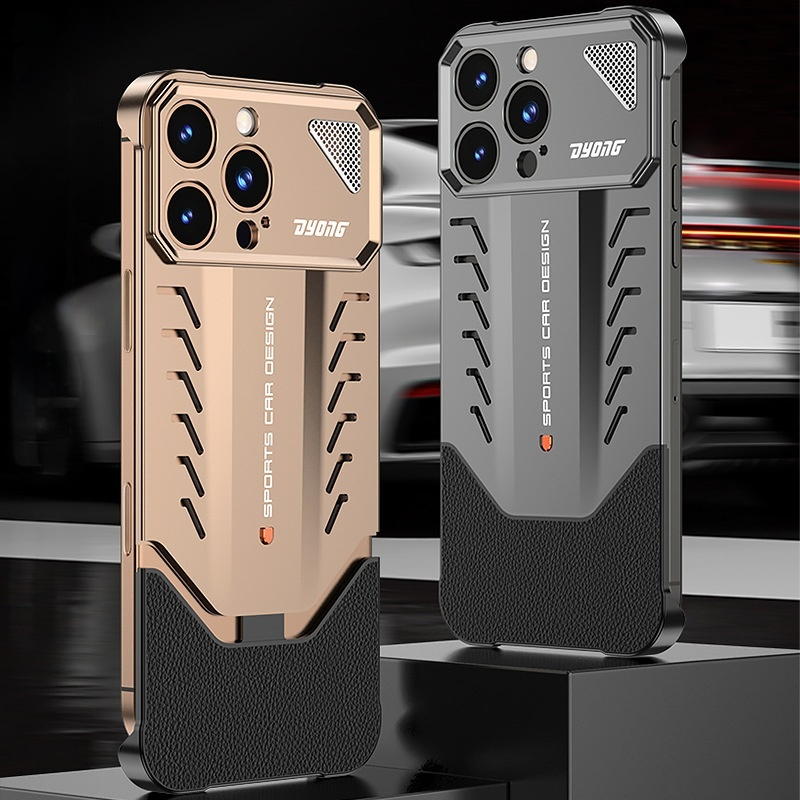 Sports Car Element Anti-fall Shell Metal Heat Radiating Phone Shell Phone Case