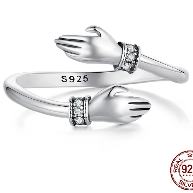 Unique Personality Simple Personality Hug Ring For Women