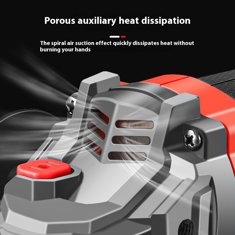 Brushless Lithium-ion Angle Grinder Household Rechargeable High-power Cutting Machine - Image 5