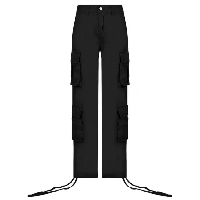 Trendy Workwear Denim Casual Pants For Women Black - Shop at LoveMi