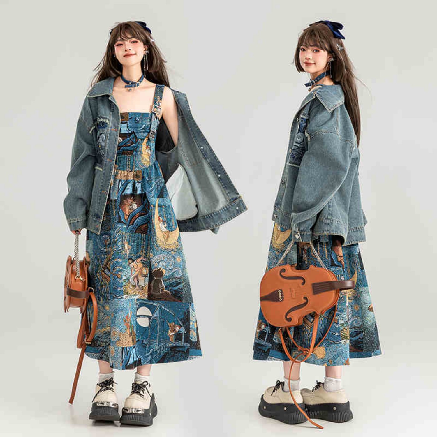 Premium Embroidered Cowboy Coat For Women