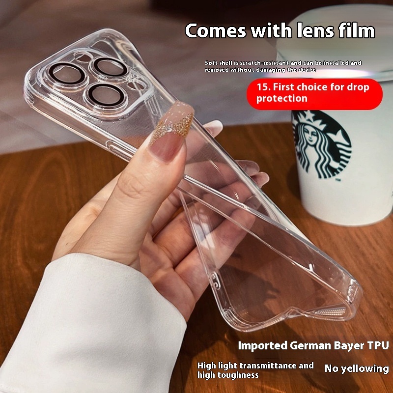 Applicable To 15promax Phone Case Ultra-thin Transparent