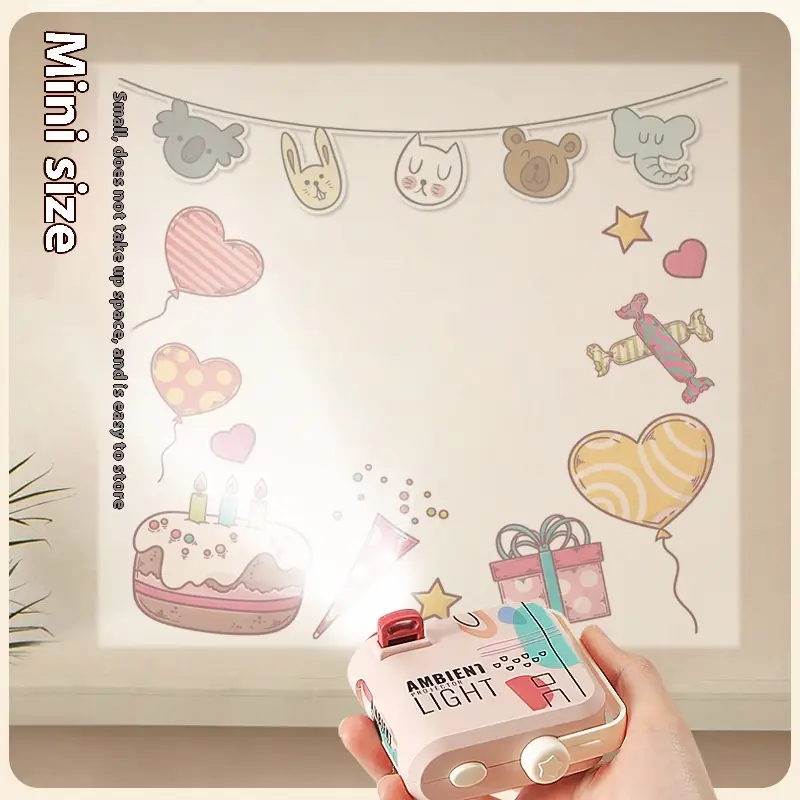 Children's Projection Lamp Girl Photo Props