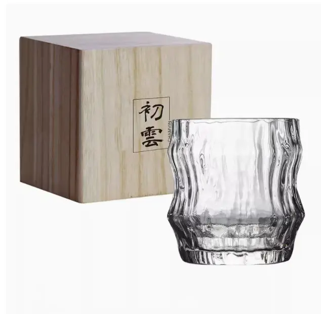 Oriental Hand Feel Glass Japanese Whiskey Glass