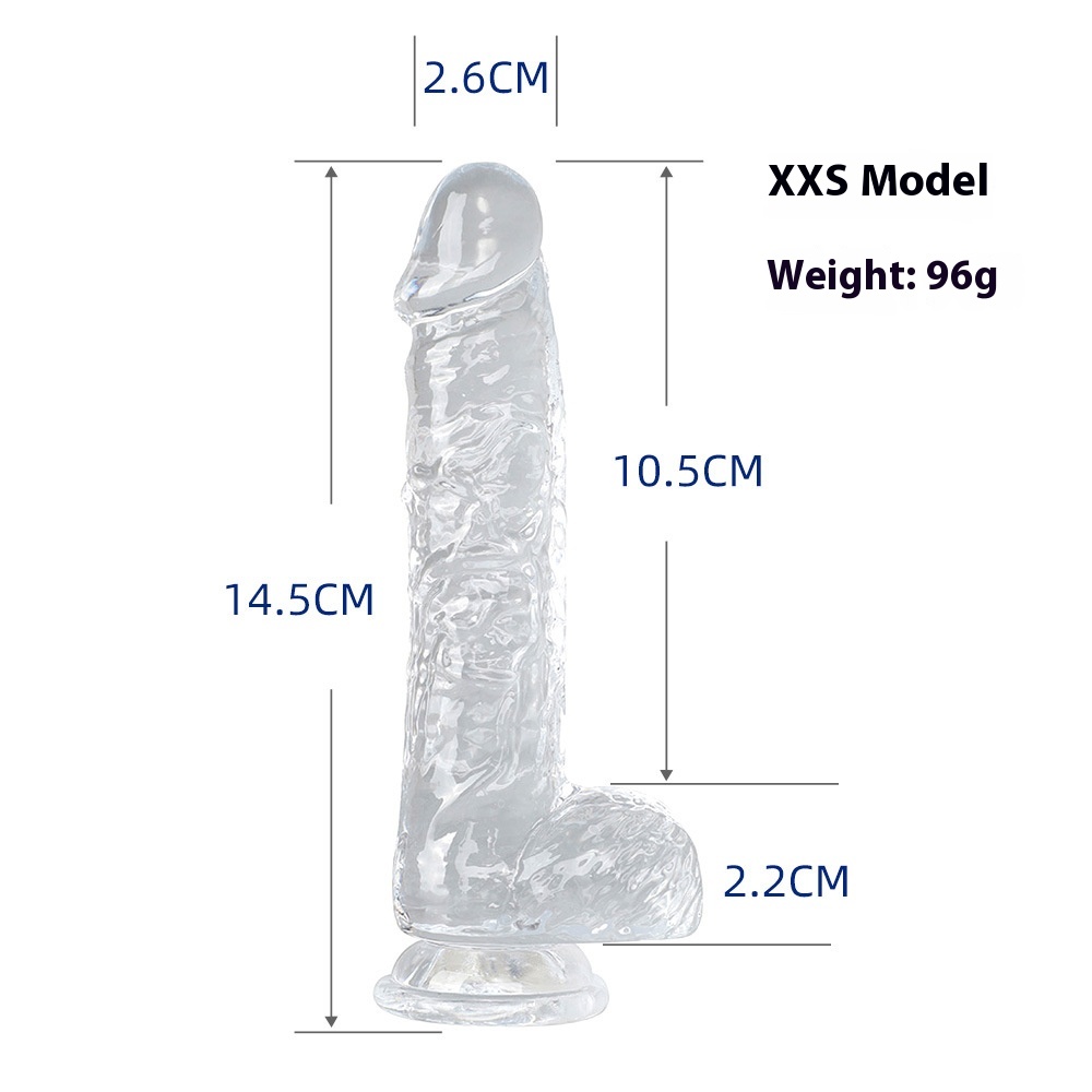 Seven Models Full Series Transparent Female Dildo 5